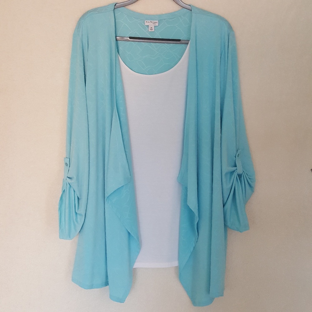 Shirt with attached jacket..... worn once